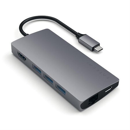 Satechi Multi-Port Adapter V2, HDMI, 3xUSB-A 3.0, USB-C, SD