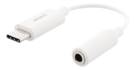 Hörlursadapter USB-C till 3.5mm, aktiv, 10cm