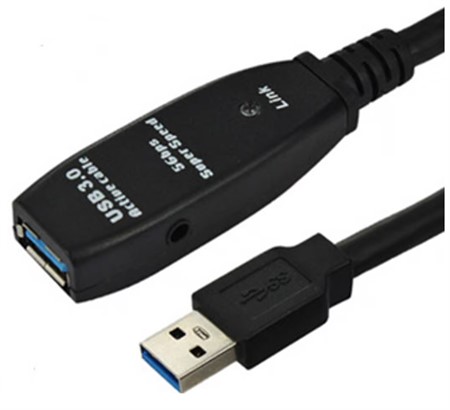 USB 3.0-kabel MicroConnect Aktiv förlängning A ha - A ho 10m