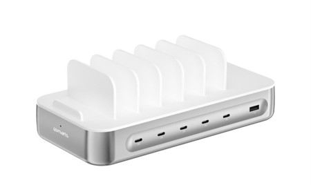 Deltaco USB laddningsstation, 5xUSB-C, 1xUSB-A, 100W