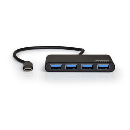 USB hub - PORT Designs USB-C to 4-Ports USB-A 3.0 Hub /900123