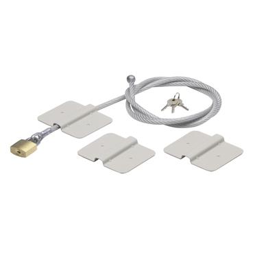 Stöldskydd Lås-kit Safeware Classic 3, 3 fästplattor, 8 mm wire