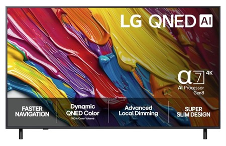 LG 65" 65QNED82A6B AI QNED 4K, 3 HDMI, BT, WiFi ,Opt ljud
