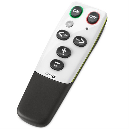 Fjärrkontroll Doro HandleEasy 321rc enkel stora knappar för 1 TV