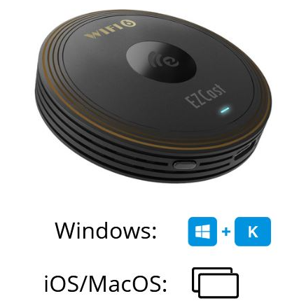 EZCast Ultra U2 PRO trådlös AirPlay Miracast mottagare