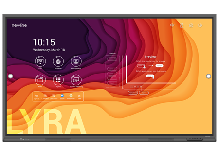 Newline Lyra 75" - TT-7521Q, Interaktiv pekskärm 4K, Android 11