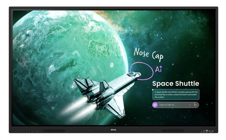 BenQ RE6505A 65" LED 450nits, Touch 50-p, Skyddsglas, 4K, Inb. högt