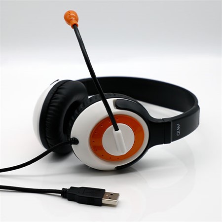 Headset för dator Avid AE-55 USB mikrofon bom, sluten, klasspack 15 st