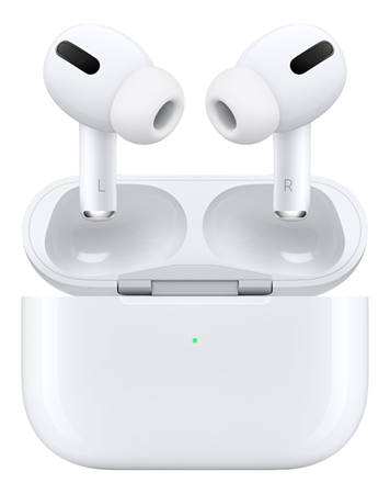 Apple AirPods Pro, trådlösa hörlurar, bluetooth, vit