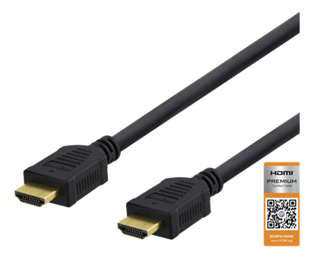 HDMI-kabel Deltaco ha-ha 0.5m