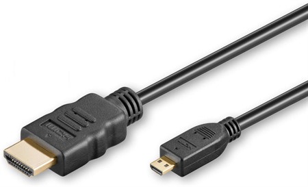HDMI-kabel ha-micro D ha MicroConnect HDMI 5m