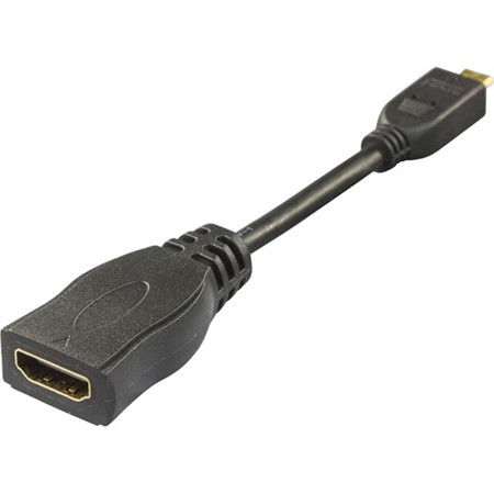 Adapter HDMI micro HDMI ha - HDMI ho 0.1m