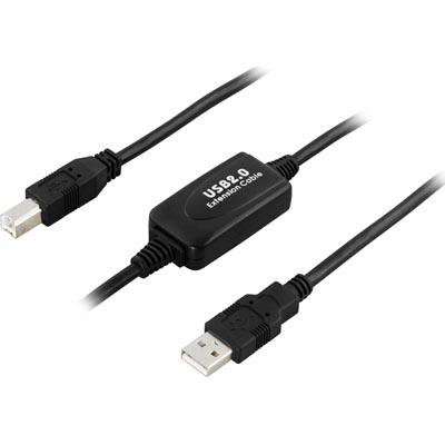 USB-kabel  Aktiv förlängning A ha - B ha 10m