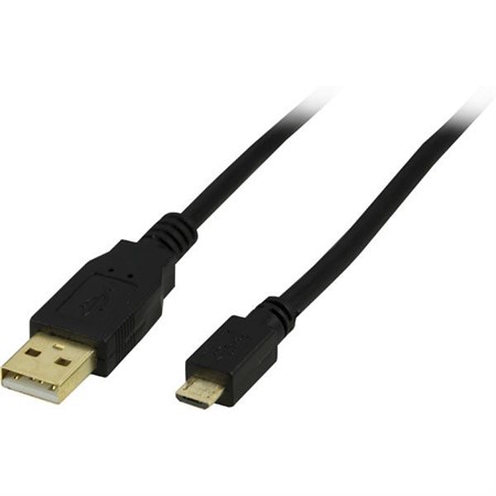 USB-kabel  A ha - B micro ha 2m
