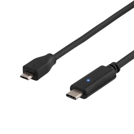USB-kabel C - USB B micro ha 1m
