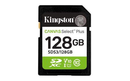 Kingston Canvas Select Plus Gen3 SDXC 128GB