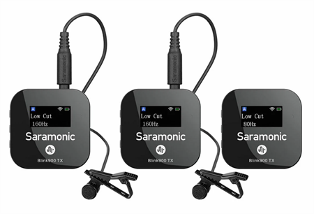 Saramonic Blink 900 Trådlöst mikrofonpaket 3.5mm/Lightning/USB-C