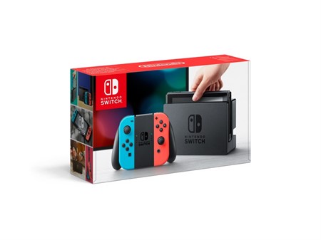 Nintendo Switch - Neon Röd/Blå